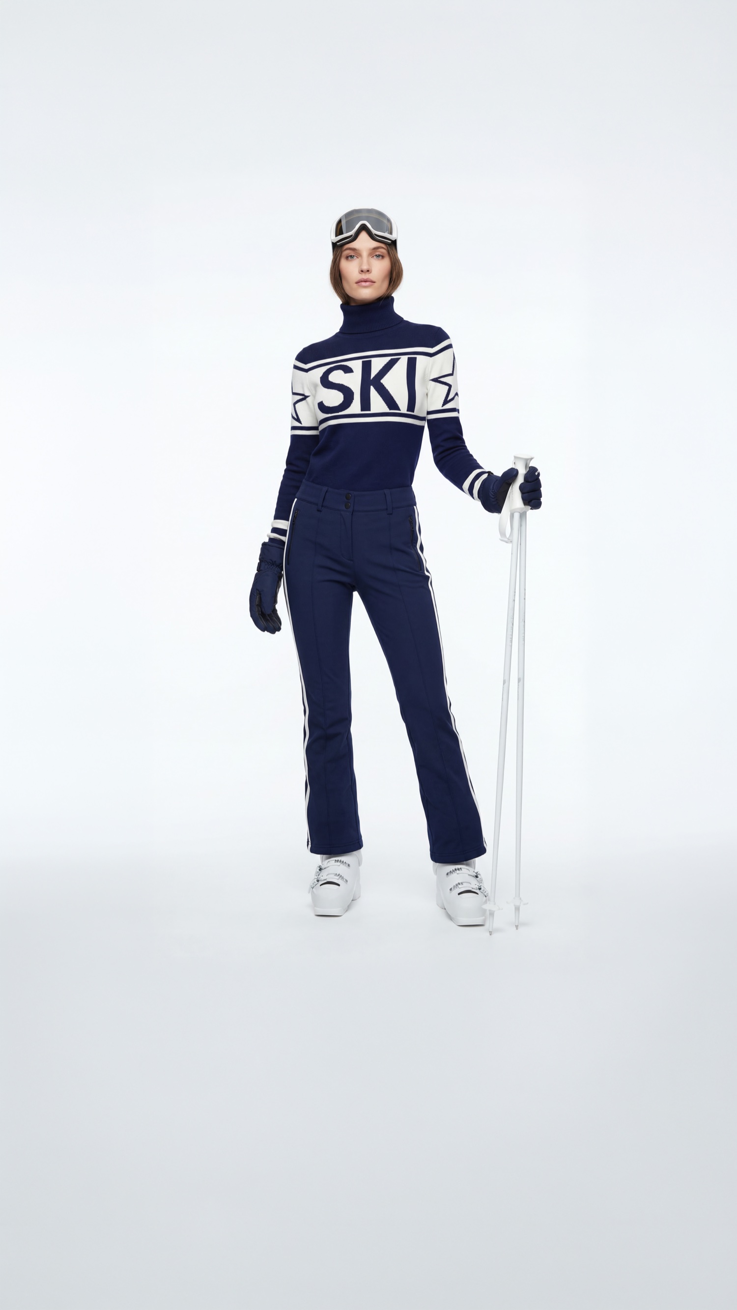 The same sweater on a model, made by Fynds AI